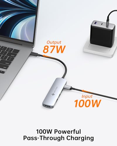 NOVOO USB-C Hub with HDMI and Multiple Ports