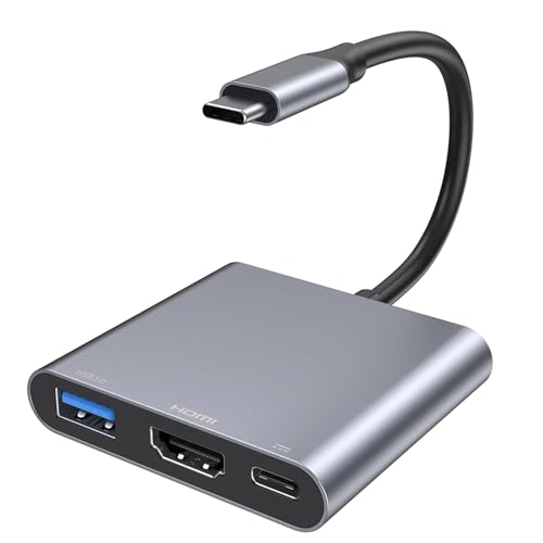 USB-C to HDMI Adapter with 100W PD Charging
