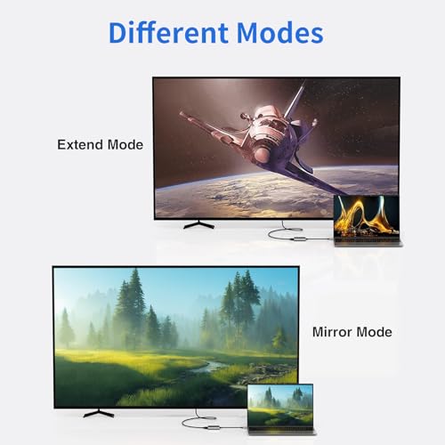 USB-C to HDMI Adapter with 100W PD Charging