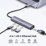 UGREEN 4-in-1 USB-C Ethernet Multiport Hub