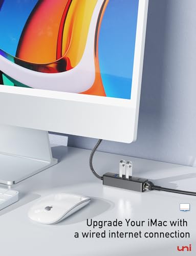 Uni USB-C Ethernet Hub Adapter with USB 3.0