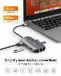 7-in-1 USB-C Hub with 4K HDMI & PD Charging