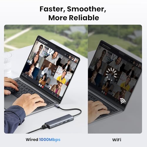 UGREEN 10Gbps USB-C Hub with Ethernet Adapter