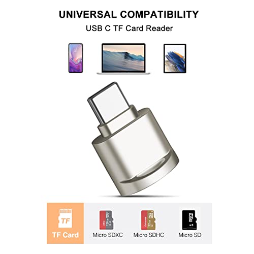 USB-C Micro SD Card Reader with Adapter