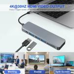 7-in-1 Type C USB-C Hub Adapter