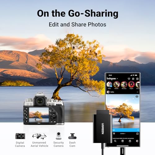 UGREEN USB-C 2-in-1 SD Card Reader Adapter