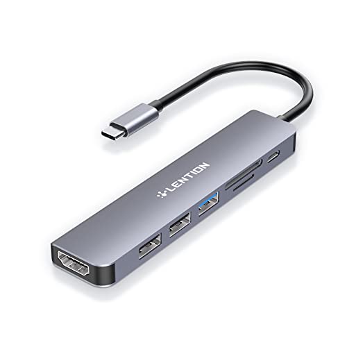 Lention USB-C Hub with 100W PD Charging