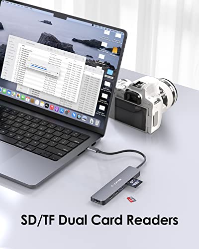 Lention USB-C Hub with 100W PD Charging