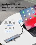 Lention USB-C Hub with 100W PD Charging
