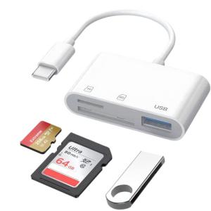 3-in-1 USB-C SD/Micro SD Card Reader