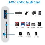 3-in-1 USB-C SD/Micro SD Card Reader