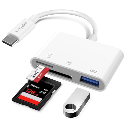 USB-C 3-in-1 SD Card Reader Adapter