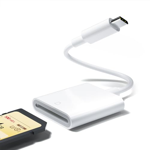 USB-C SD Card Reader for iPhone 15 & More