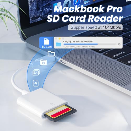 USB-C SD Card Reader for iPhone 15 & More