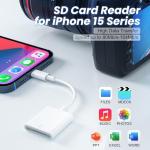 USB-C SD Card Reader for iPhone 15 & More