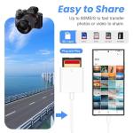 USB-C SD Card Reader for iPhone 15 & More