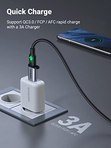 UGREEN USB-A to USB-C Adapter, Fast Charging