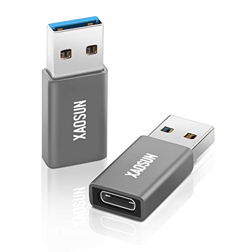 USB-C Female to USB Male Adapter 2-Pack