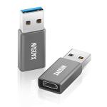 USB-C to USB Adapter (2-Pack) – 10Gbps Speed
