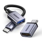 UGREEN USB-C to USB Adapter 2-Pack, Gray