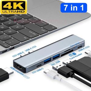 7-in-1 USB-C Hub w/ 4K HDMI for MacBooks