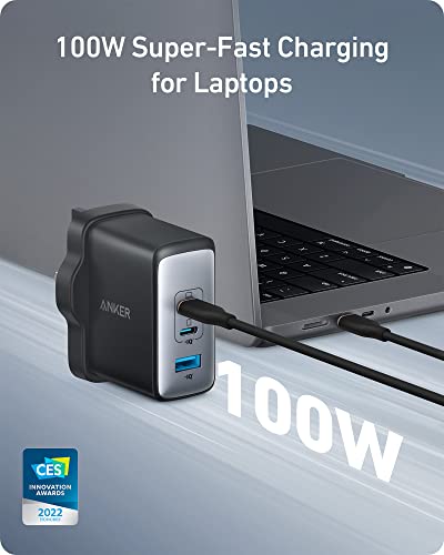 Anker 100W USB-C 3-Port Fast Charger