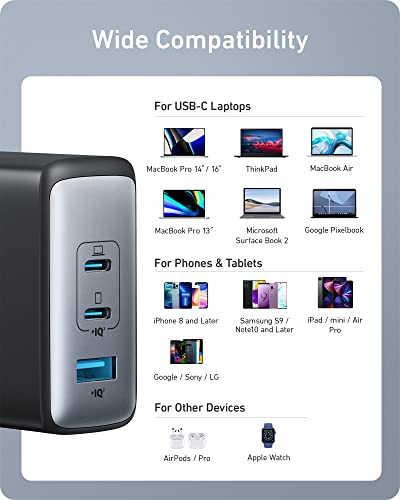 Anker 100W USB-C 3-Port Fast Charger