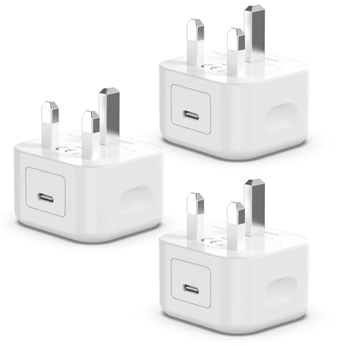 MFi Certified 20W USB-C iPhone Charger 3-Pack