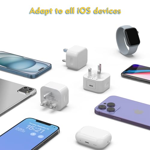 MFi Certified 20W USB-C iPhone Charger 3-Pack