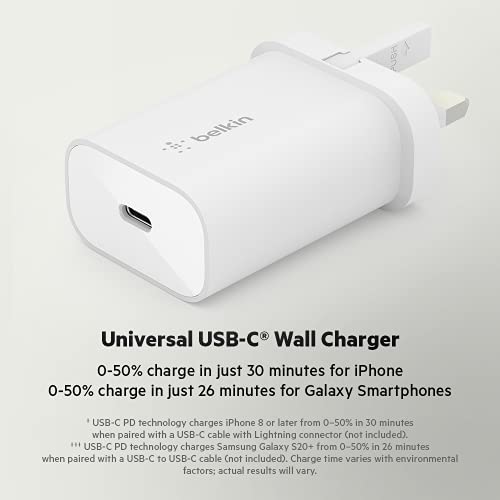 Belkin BoostCharge 25W USB-C Fast Wall Charger