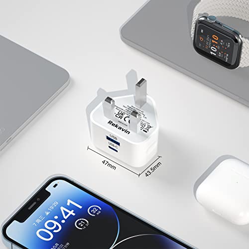 Apple Dual Port USB-C Fast Charger Plug