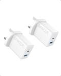 Anker 20W Dual Port USB-C Charger 2-Pack