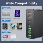 300W GaN USB-C 7-Port Fast Charger Brick