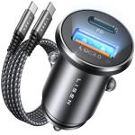 54W USB-C Car Charger with 3.3ft Cable