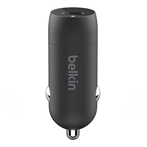 Belkin 20W USB-C Fast Car Charger - Black