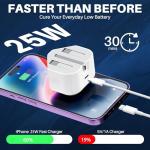 25W MFi Certified USB-C Fast Charger with 2M Cable