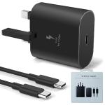 Samsung 25W Fast Charger with 6.6ft USB-C Cable
