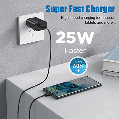 Samsung 25W Fast Charger with 6.6ft USB-C Cable