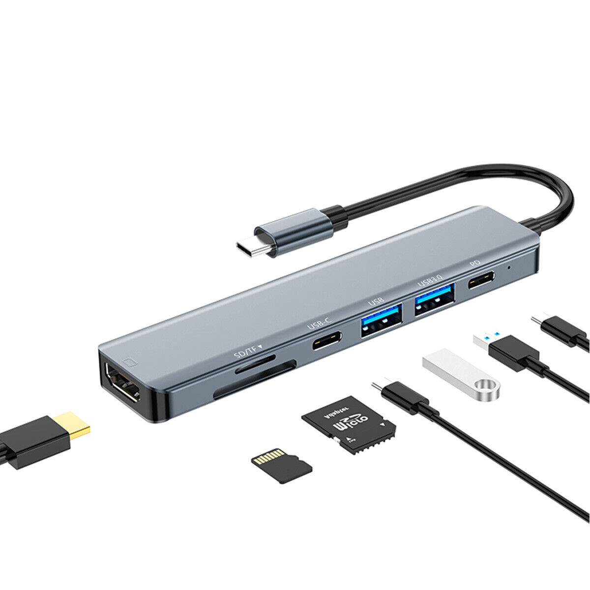 USB-C Hub w/ 4K HDMI & SD Slot