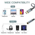 Herfair USB-C to 3.5mm Headphone Adapter