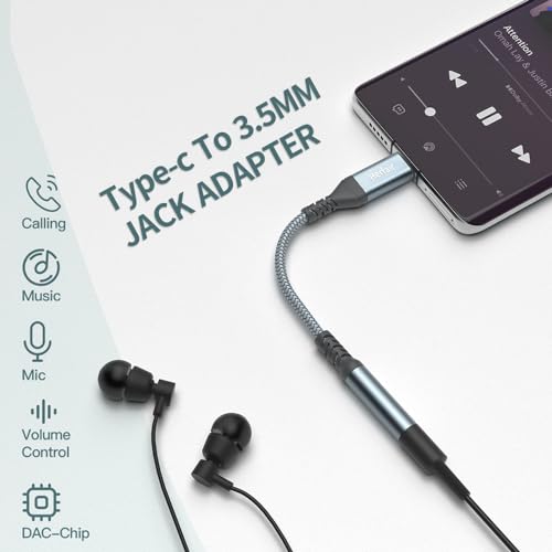 USB-C to 3.5mm Headphone Adapter Cable