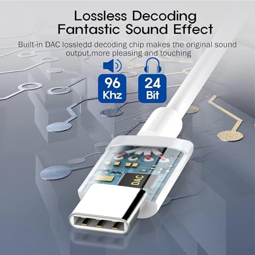 USB-C to 3.5mm Headphone Adapter for Devices