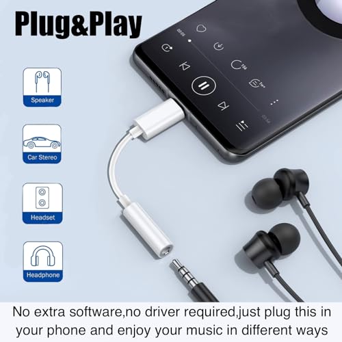 USB-C to 3.5mm Headphone Adapter for Devices