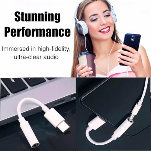 USB-C to 3.5mm Headphone Adapter for Devices