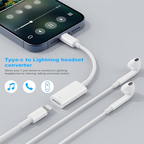 AXFEE 3-in-1 USB-C to Lightning Adapter