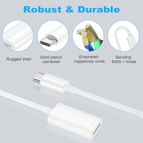 AXFEE 3-in-1 USB-C to Lightning Adapter