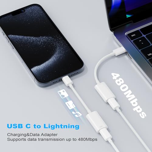 AXFEE 3-in-1 USB-C to Lightning Adapter