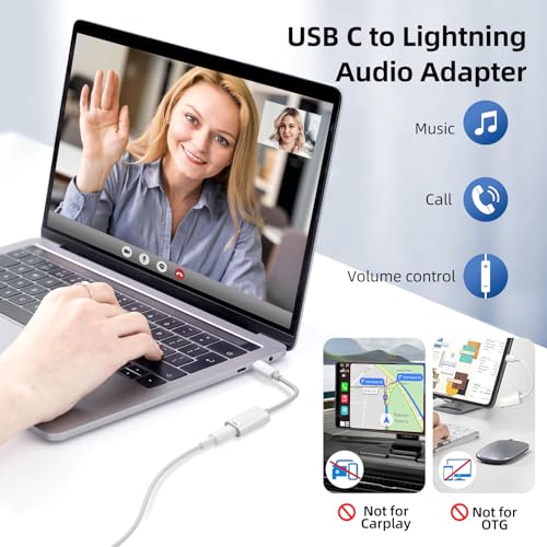 DuHeSin Lightning to USB-C Audio Adapter