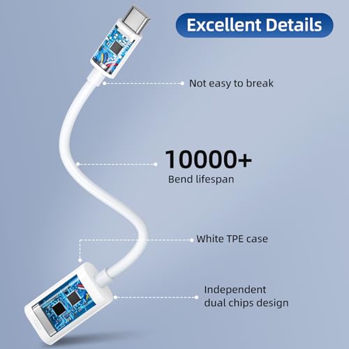 DuHeSin Lightning to USB-C Audio Adapter