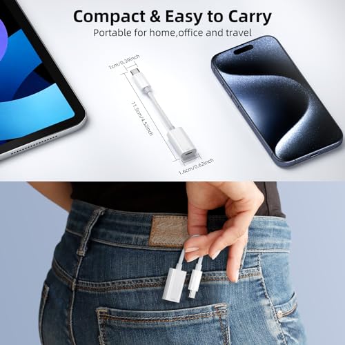 DuHeSin Lightning to USB-C Audio Adapter